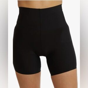 Skinny Girl High Waisted Tummy & Thigh Slimmer. XL. Black 86% Nylon/14% Spandex